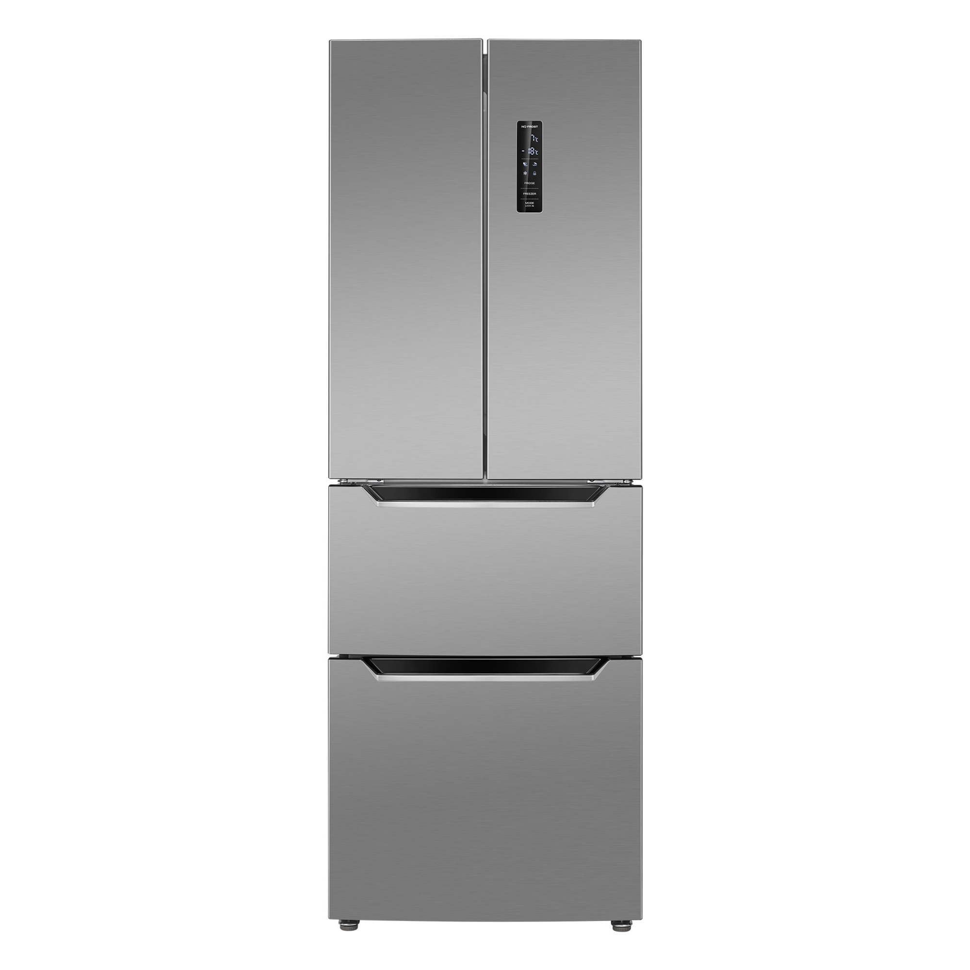 Jääkaappipakastin Bomann KG7361IX, 68.5cm, ruostumaton teräs