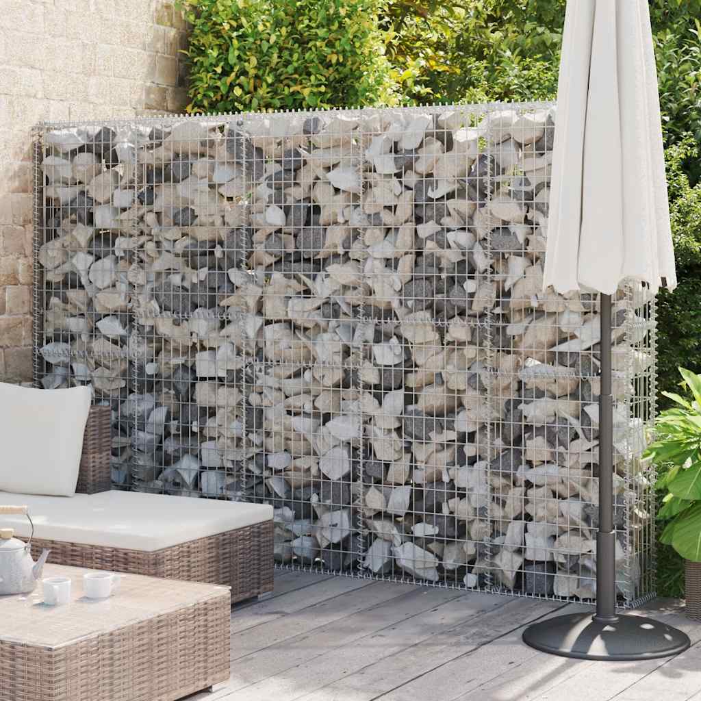 Gabion-kivikori kansilla galvanoitu teräs 300x30x200 cm