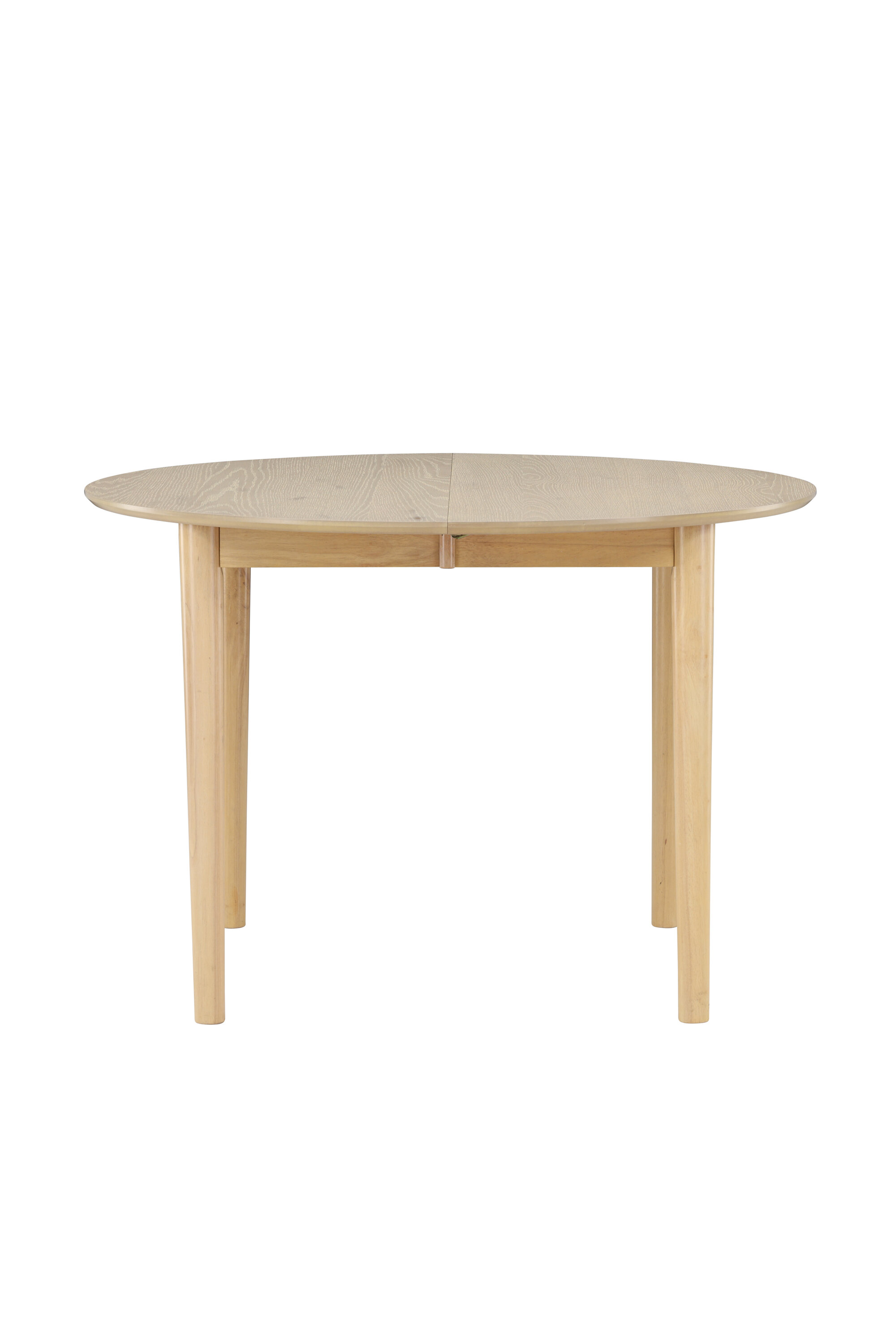 Jatkettava ruokapöytä Venture Home Gilda, Ø110 cm (+40 cm), vaaleanruskea
