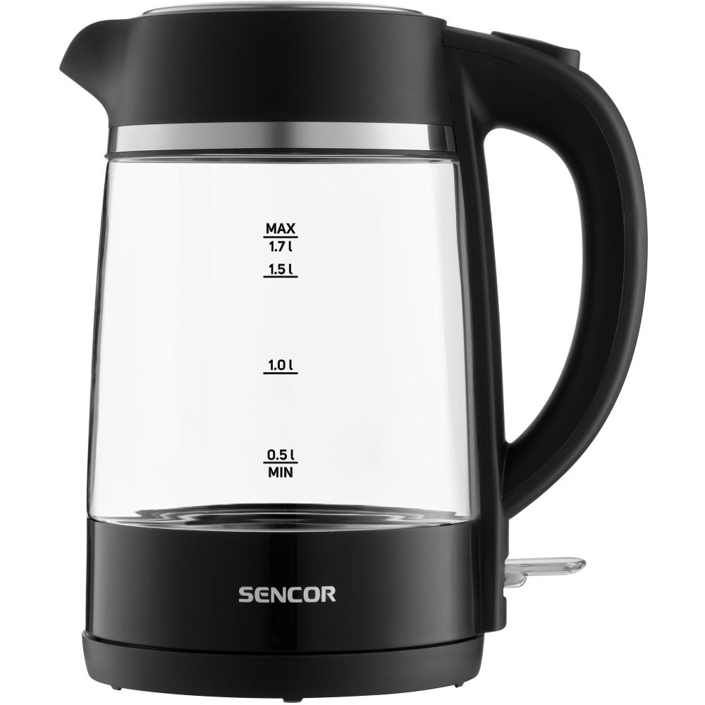 Lasinen vedenkeitin Sencor SWK2711BK, 1.7L