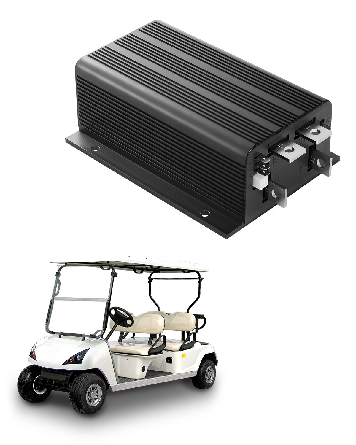 Golfkärryn nopeudensäädin North Craft, 36V 500A, IP65, musta