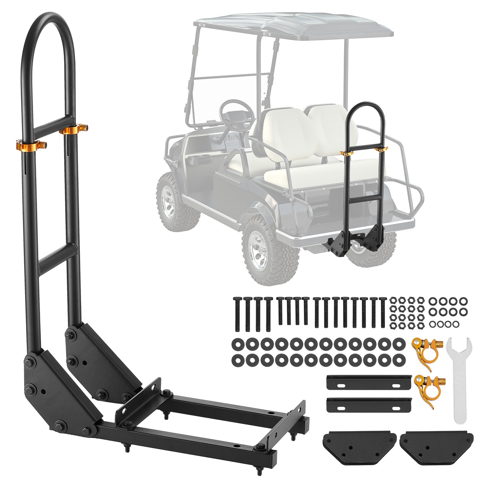 Golfkärryn takakahva North Craft MX24-111, 45x23.5x90.5cm, Musta