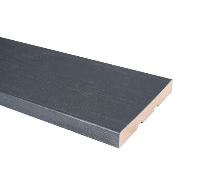 Ulkoverhouslauta JR-Wood, 21x145x5400, pintamaalattu, harmaa