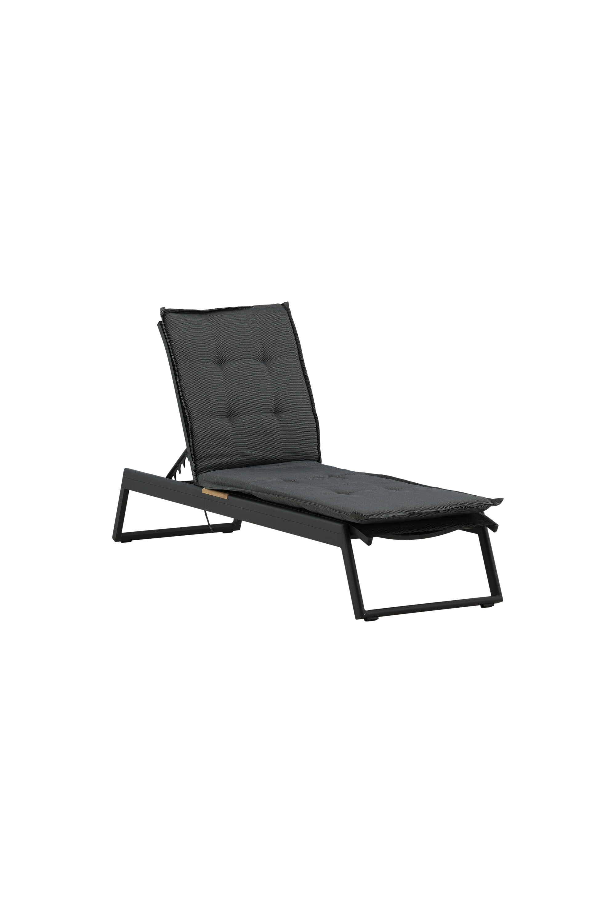 Aurinkotuolin pehmuste Venture Home Hanna, 60x193 cm, tummanharmaa
