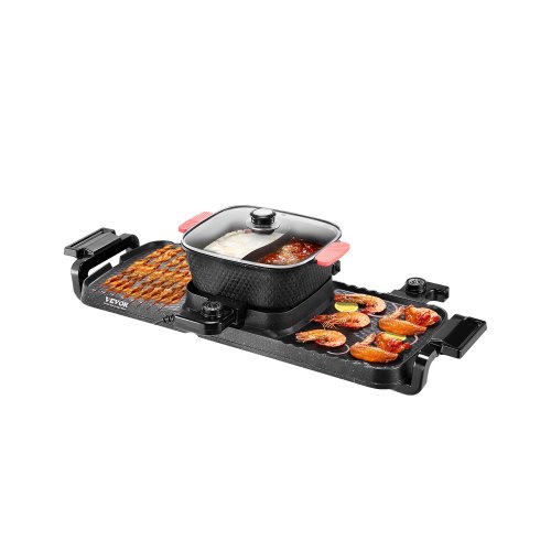 Hot Pot-Grilli North Craft YS-602, 2300W, 3.25L, musta