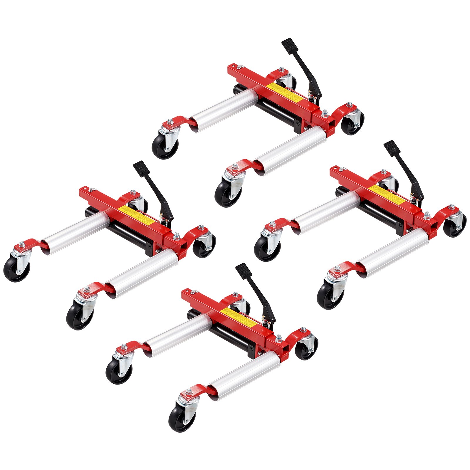 Hydraulinen auton siirtoalusta 4kpl North Craft, 1500 lbs, 360° pyörät