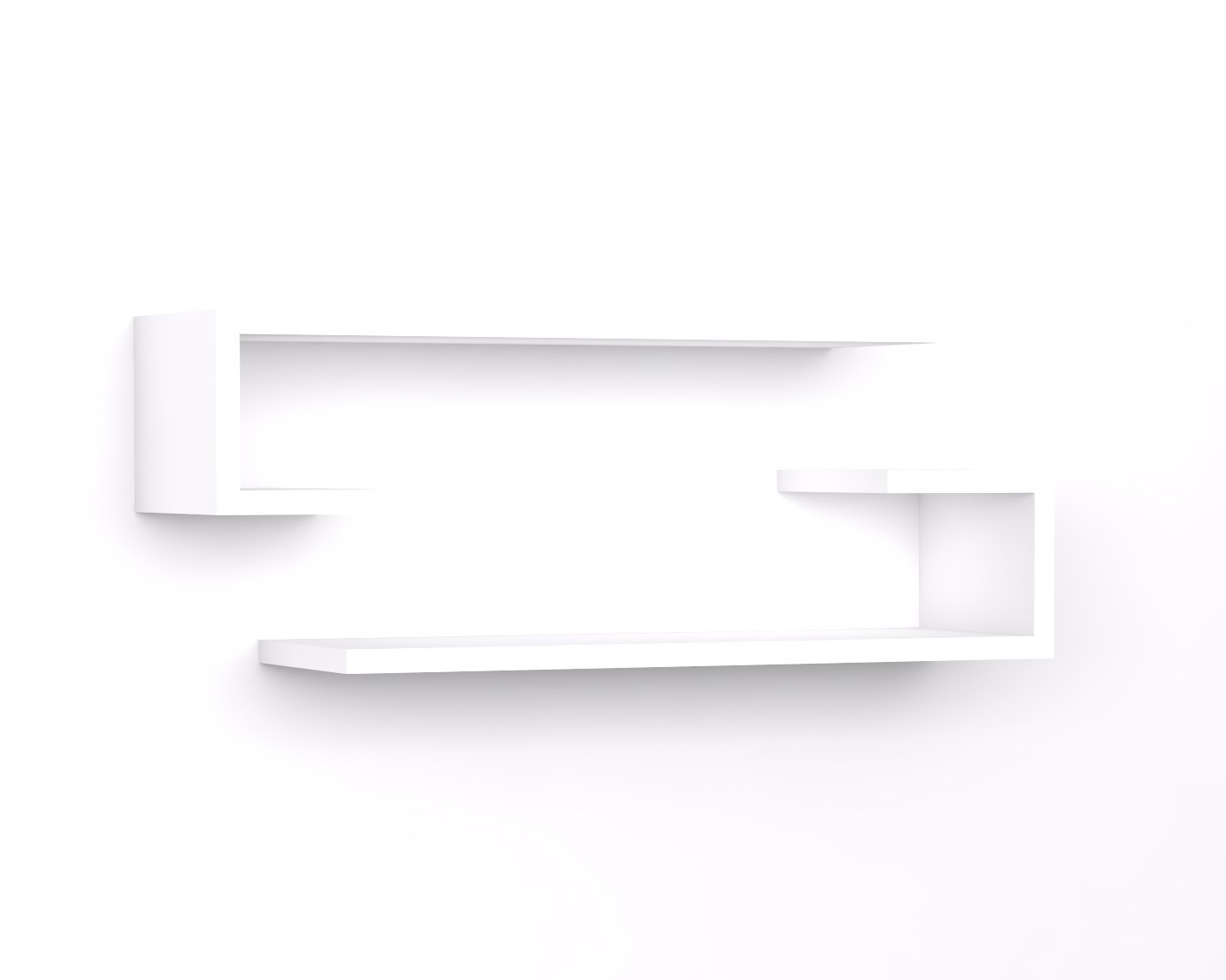 Seinähylly Valento Furniture Eldo, 60x19.6cm, Valkoinen