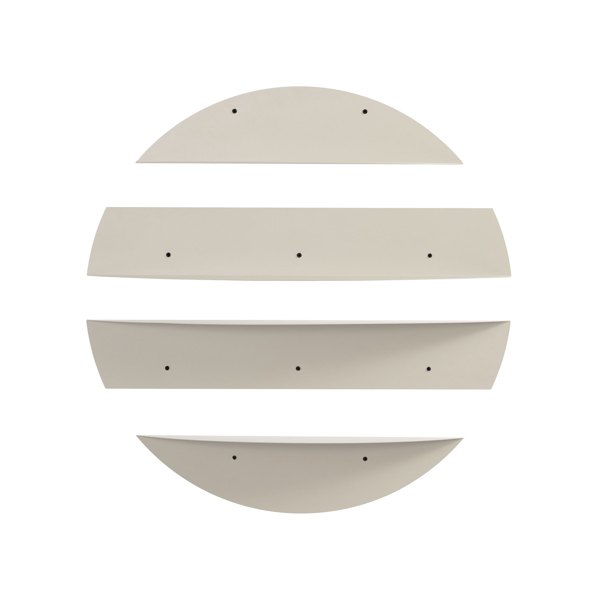 Seinähylly Valento Furniture Vlnt118Kr, 76x76cm, Soft Beige