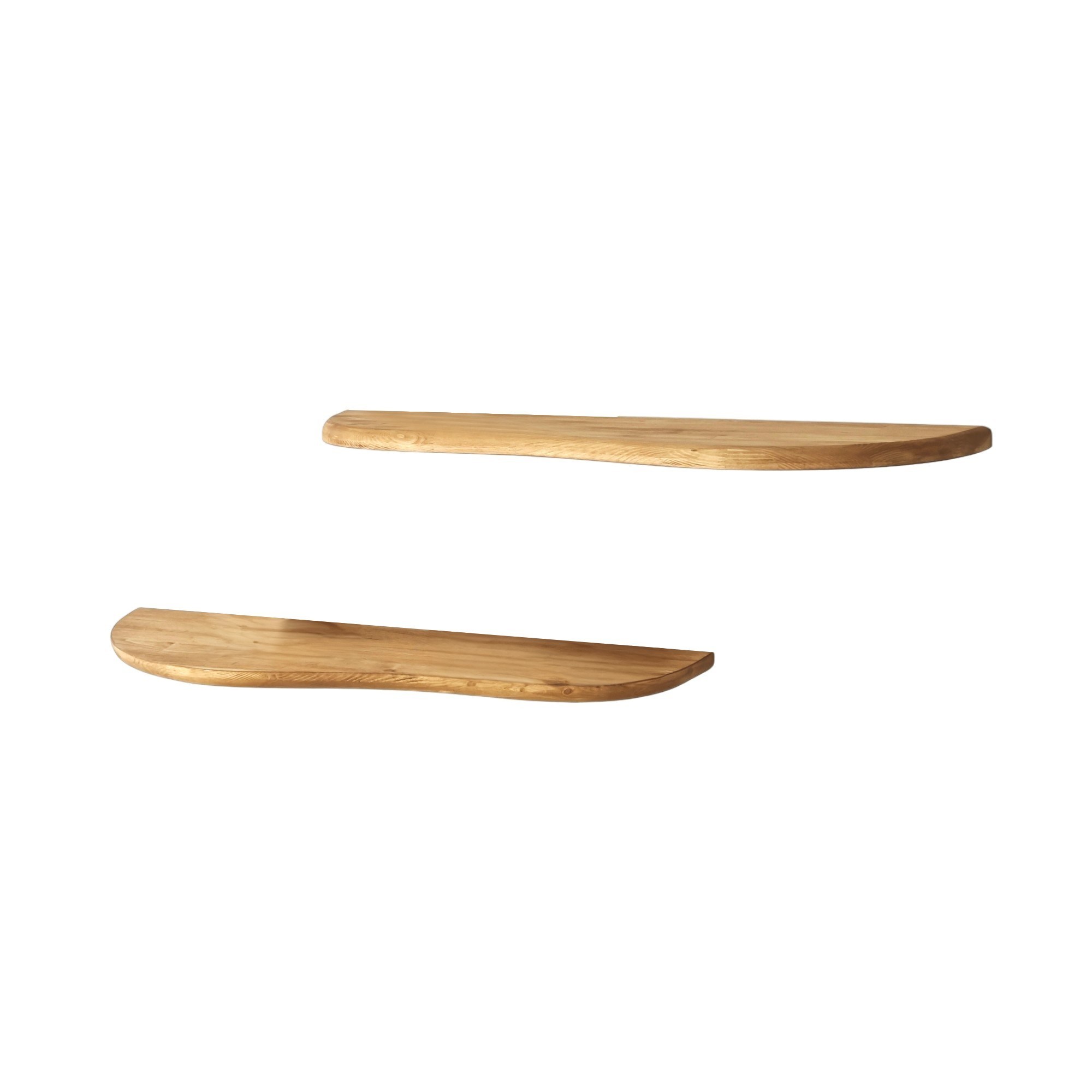 Seinähylly Valento Furniture Wavy 2, 100cm, Tammi
