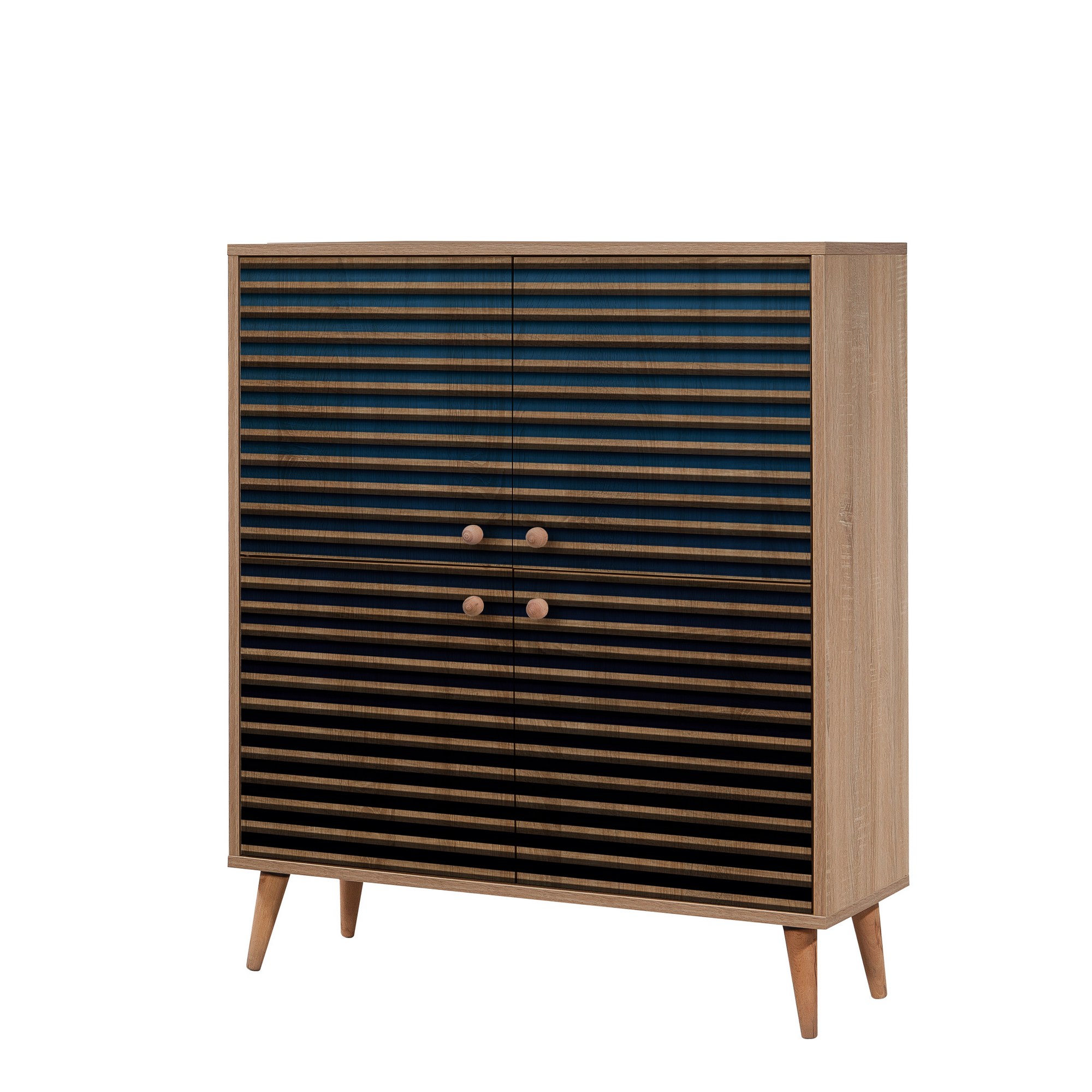 Kaappi Valento Furniture Multilux-222, 95x36x111cm, Sonoma Oak