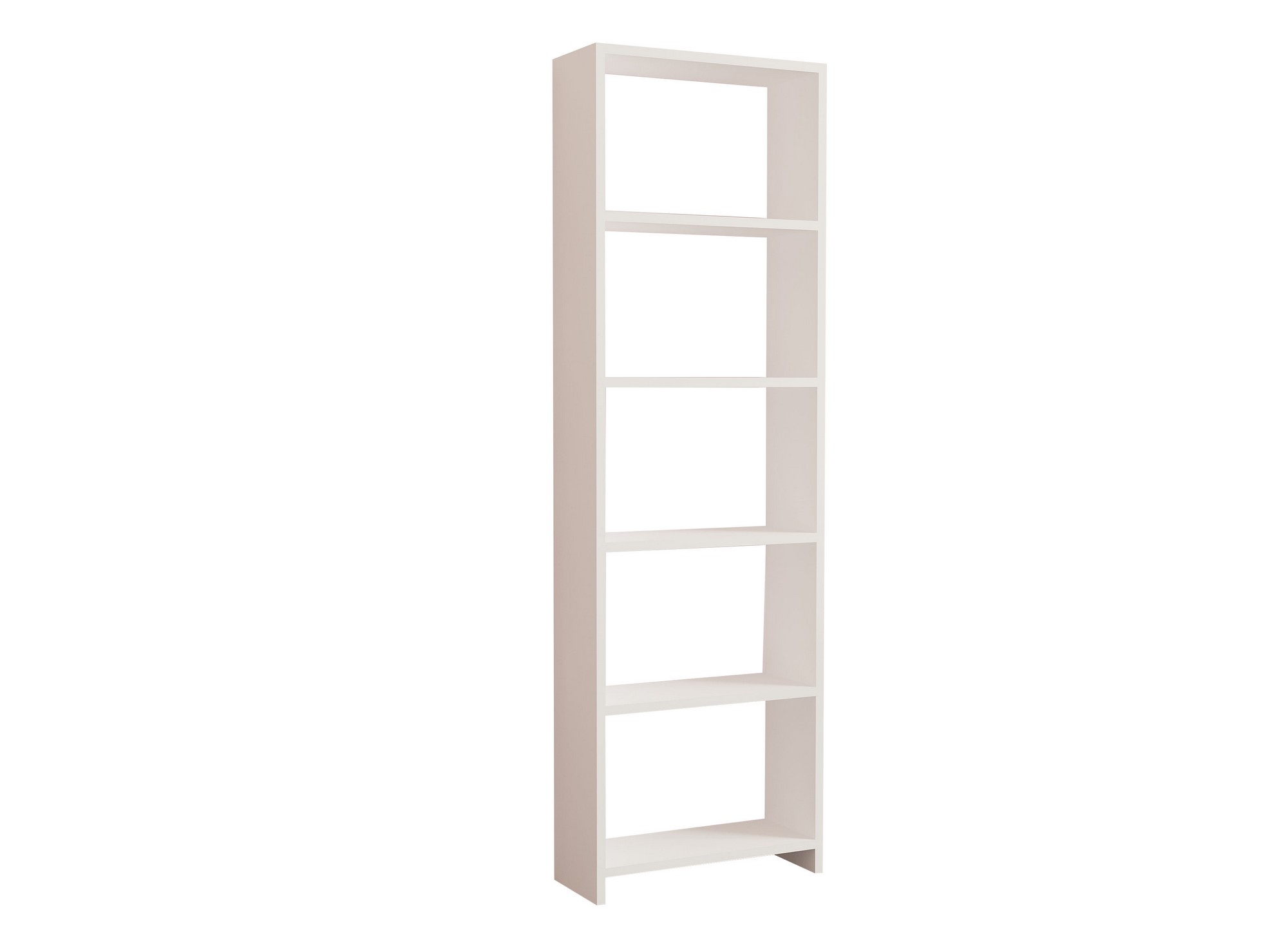 Kirjahylly Valento Furniture New, 160x50cm, lukuisia hyllyjä, valkoinen