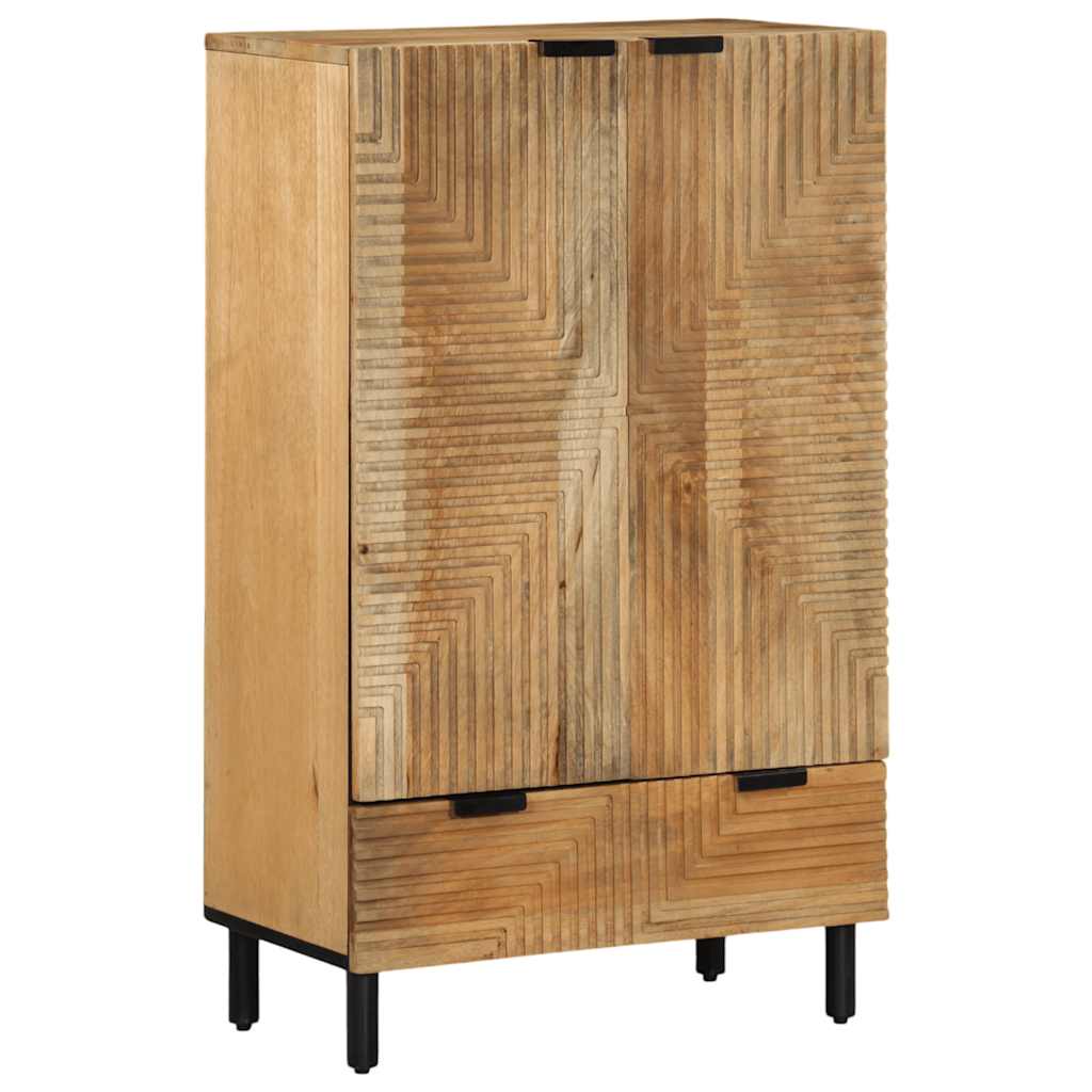 Hyllykkö Ruskea 60x33x100 cm Massiivipuu Mango
