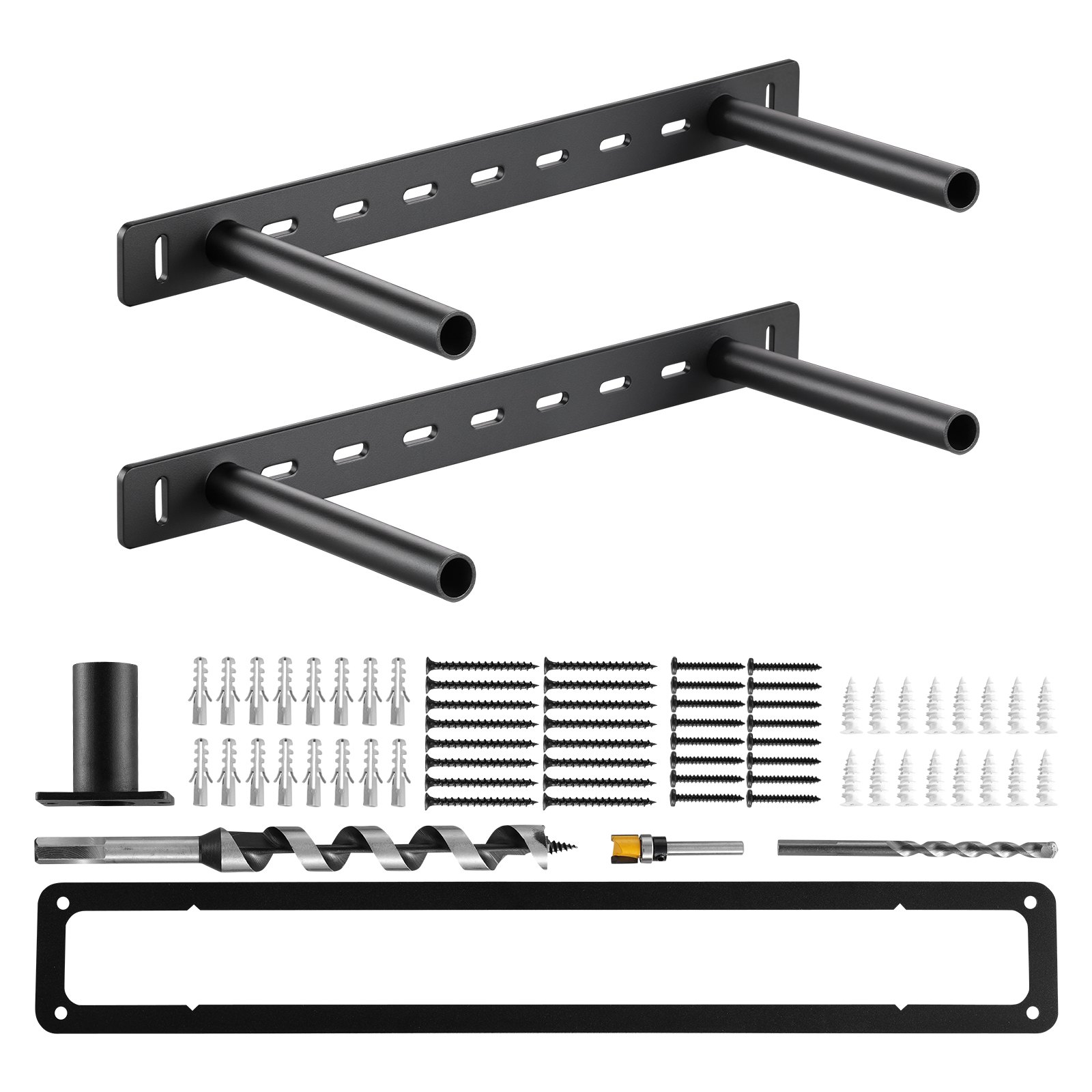 Hyllynkannatin North Craft FT-16-2, 406x157 mm, Teräs, 2 kpl