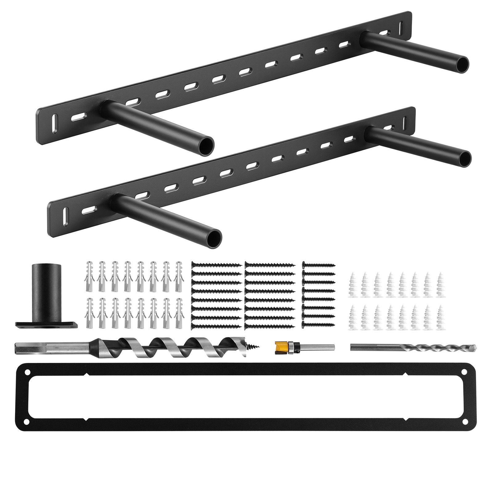 Hyllynkannatin North Craft FT-22-2, 558.4x157.4mm, 68 kg, piilotettu, 2 kpl