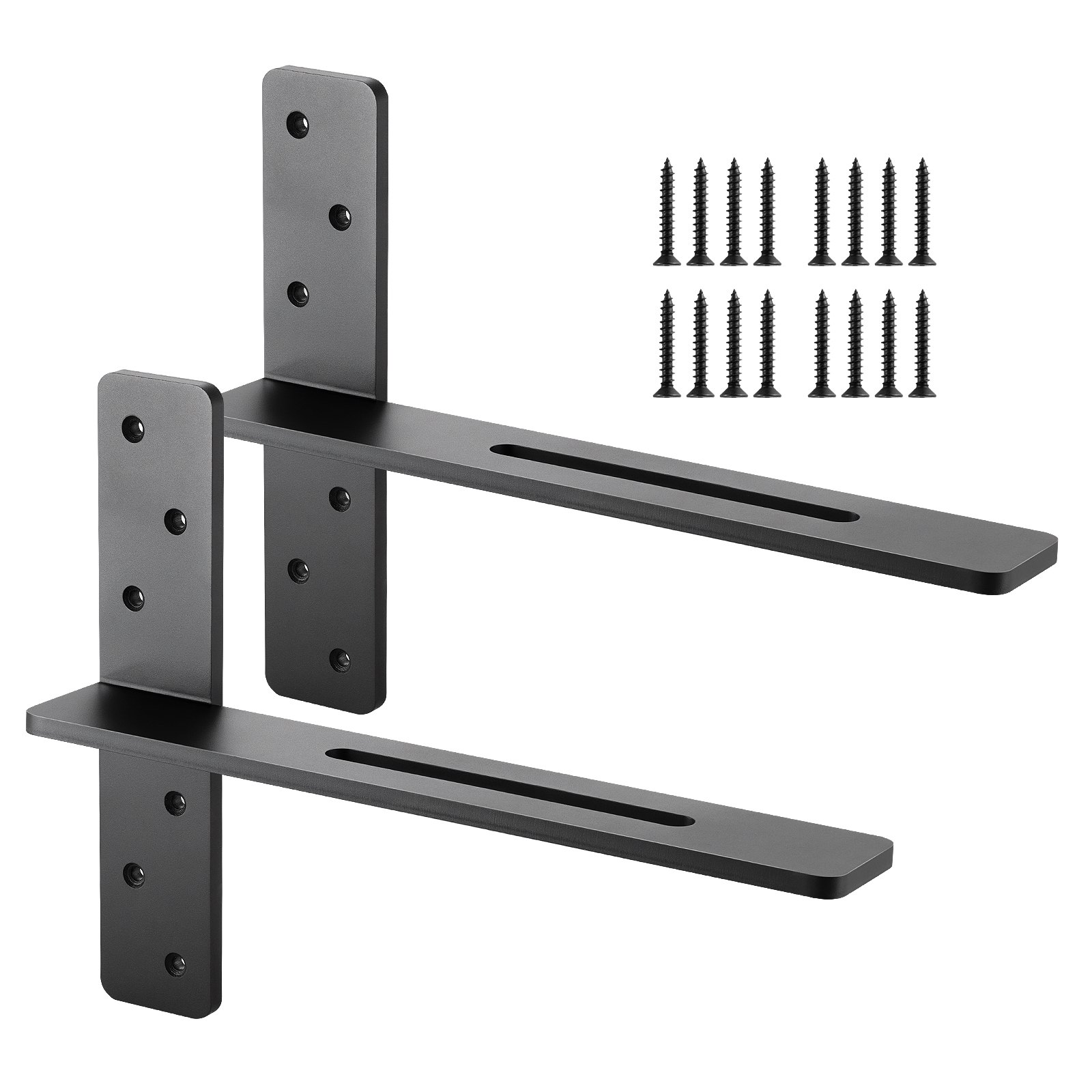 Hyllynkannattimet North Craft T, 406x74x305mm, 90kg, Teräs, 2 kpl