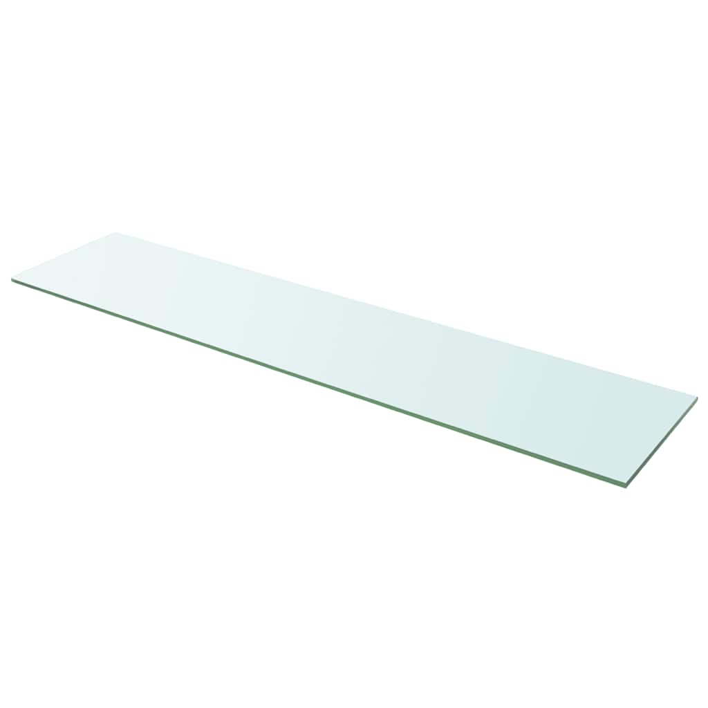 Hyllypaneeli kirkas lasi 110x25 cm