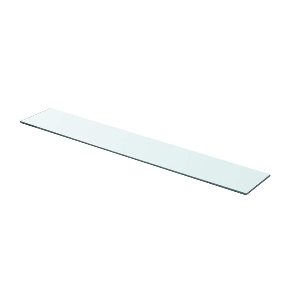 Hyllypaneeli kirkas lasi 80x12 cm