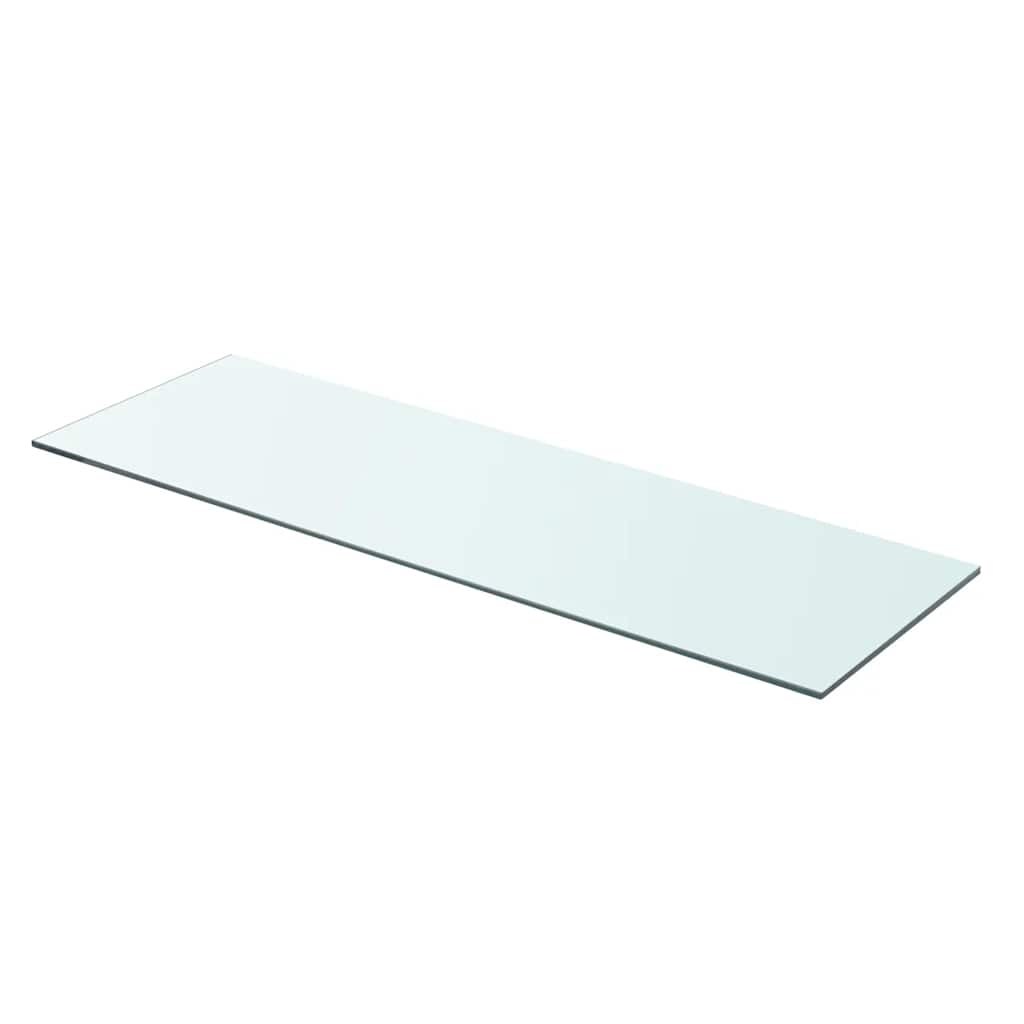 Hyllypaneeli kirkas lasi 80x25 cm