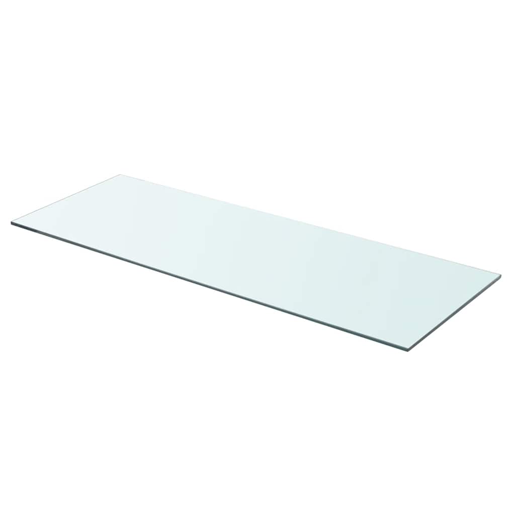 Hyllypaneeli kirkas lasi 80x30 cm