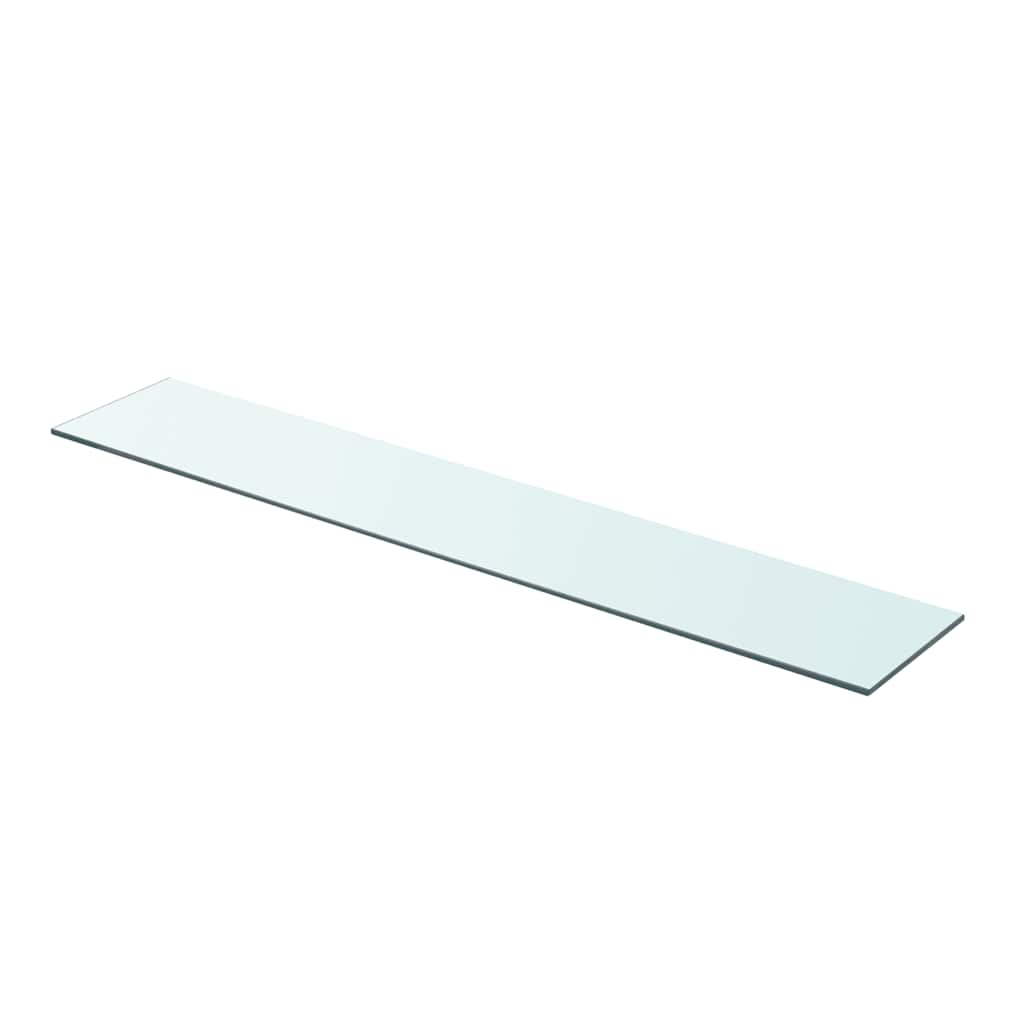Hyllypaneeli kirkas lasi 90x15 cm