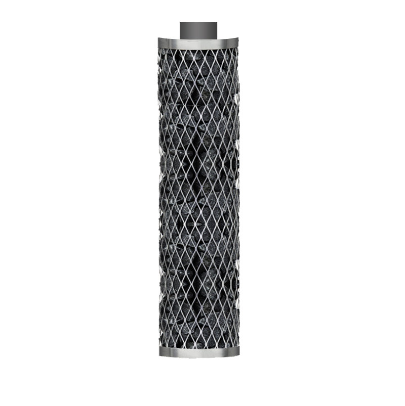 Puukiukaan Plus-verkko 100 cm + suora poistoputki 105 cm IKI-Kiuas