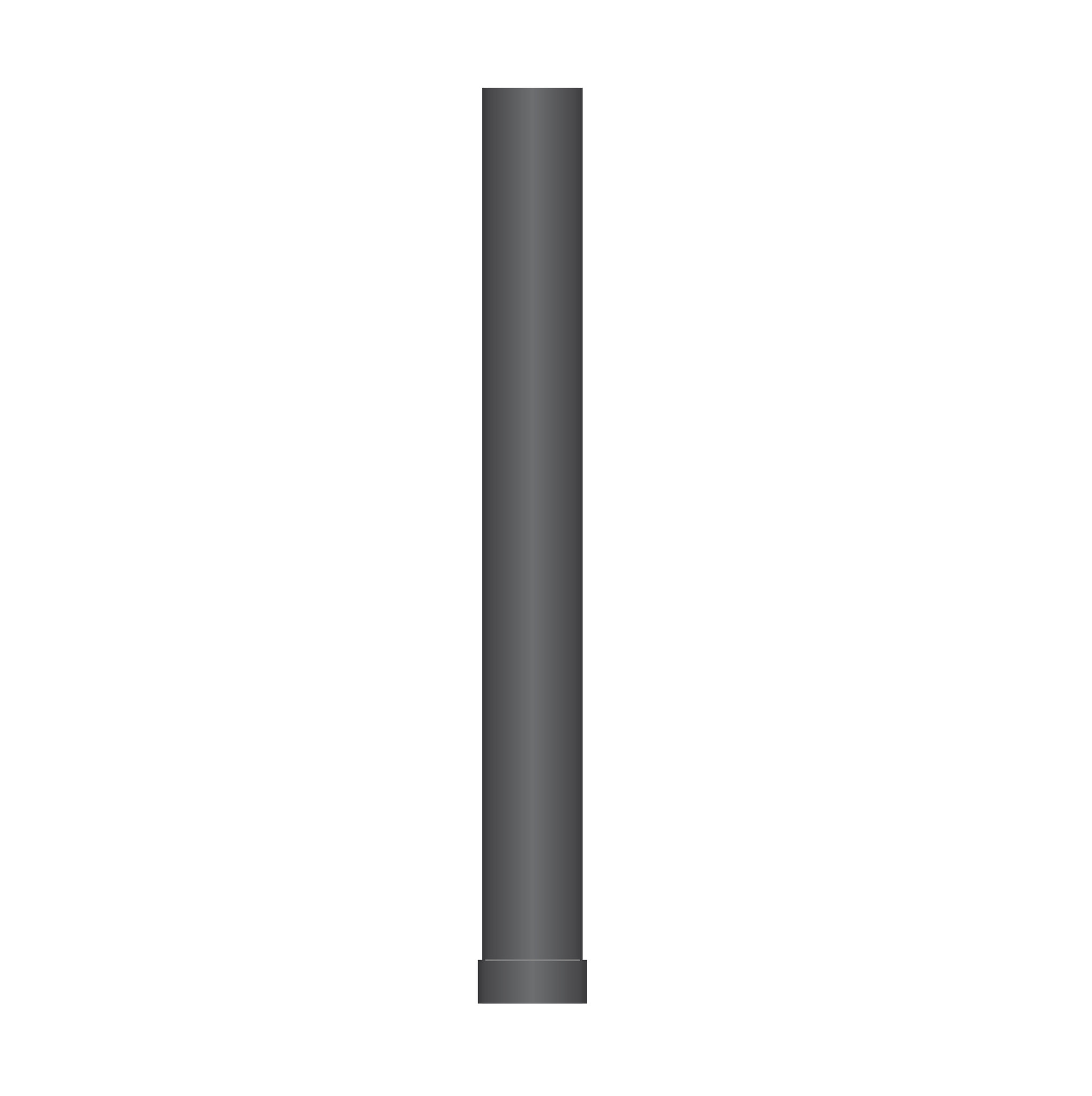 Puukiukaan suora poistoputki IKI-Kiuas, 105 cm