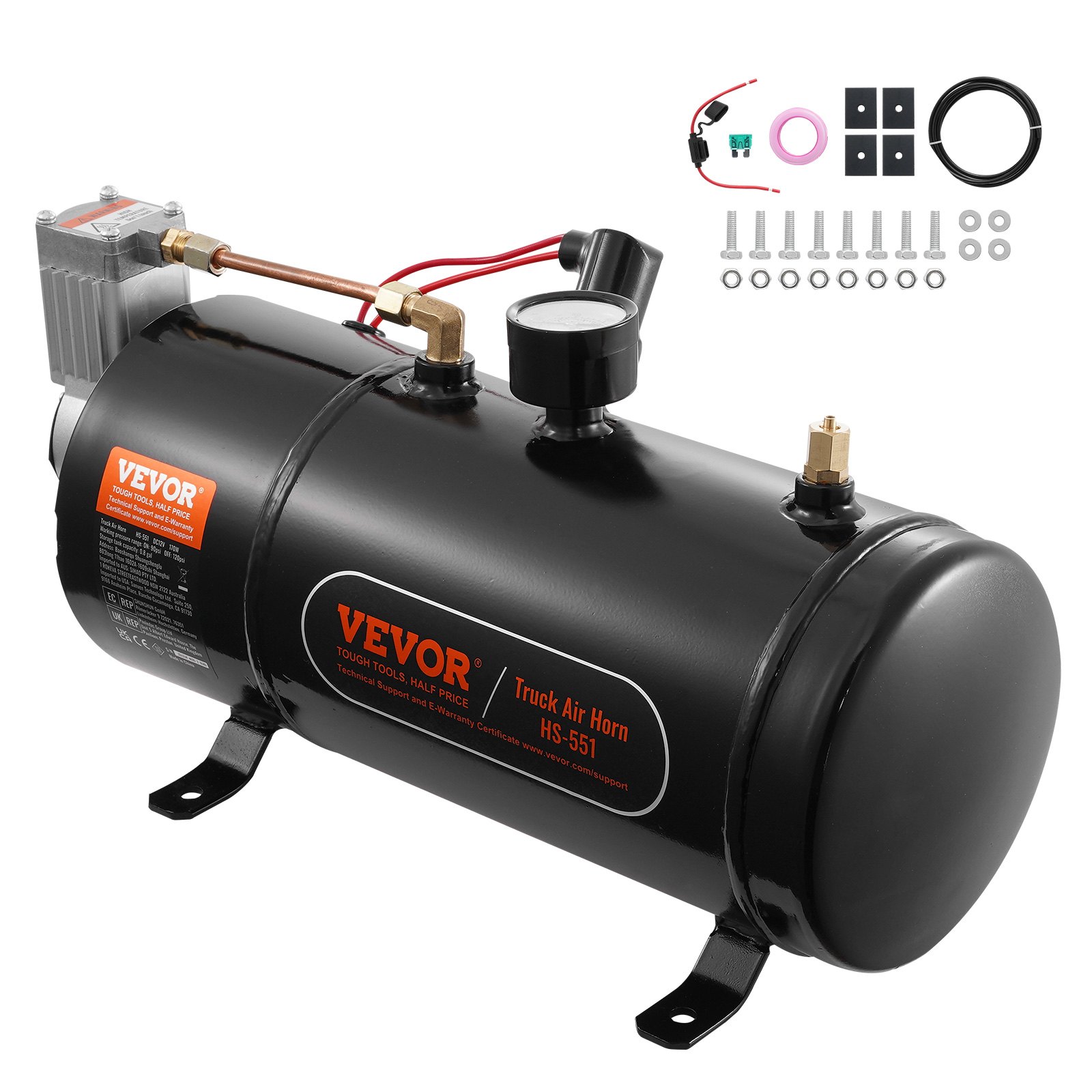 Ilmakompressori North Craft HS-551, 3L, 120 psi, 12V