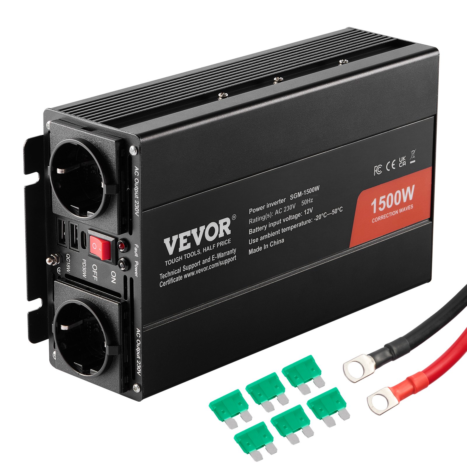 Invertteri North Craft SGM-1500W, 1500W, 230V, hopea