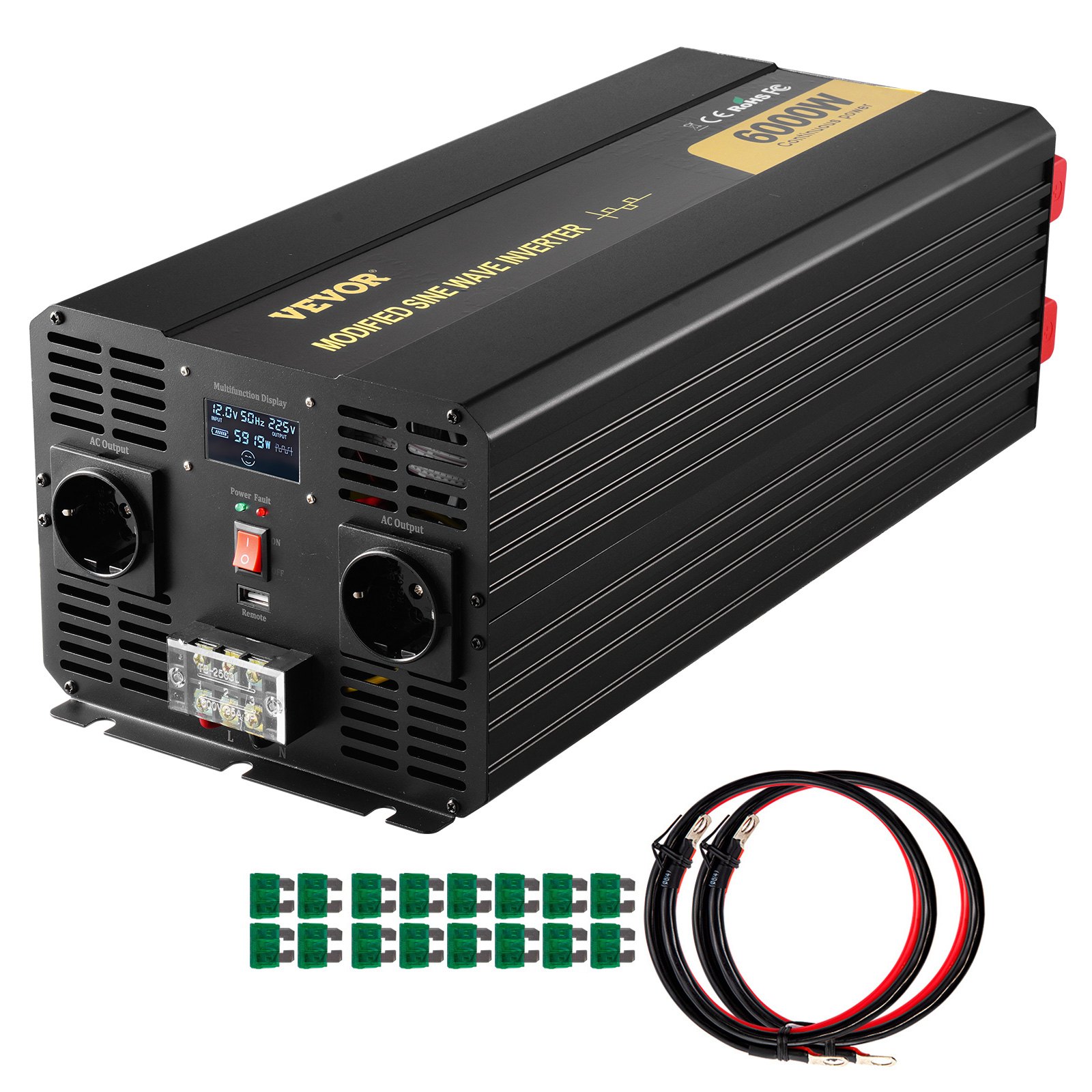 Invertteri North Craft TM-6000W, 6000W, 515x205x162mm, ALU