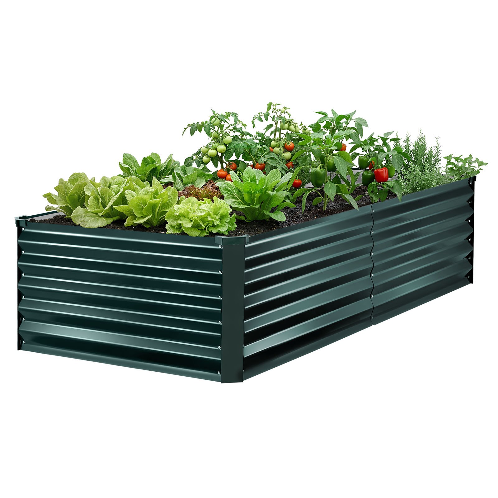 Istutuslaatikko North Craft YJ-ZZC001, 203x102x46cm, tummanvihreä