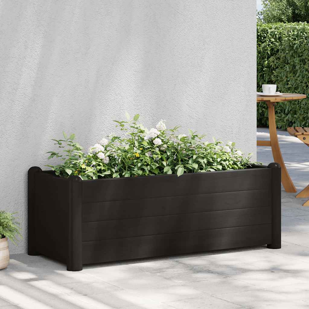 Istutuslaatikko pp antrasiitti 100x43x35 cm
