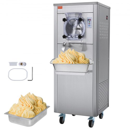 Jäätelökone North Craft, 18L/h, 1600W, Ruostumaton Teräs, Teräksinen Sylinteri, LED-paneeli, Pyörät
