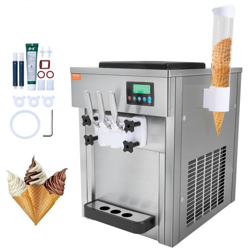 Jäätelökone North Craft BQL-7220T, 1800W, 3-makuinen, ruostumaton teräs