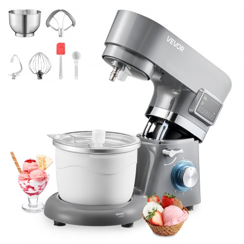 Jäätelökone North Craft SM-1503HL, 1.7L, 6-nopeuksinen, Harmaa