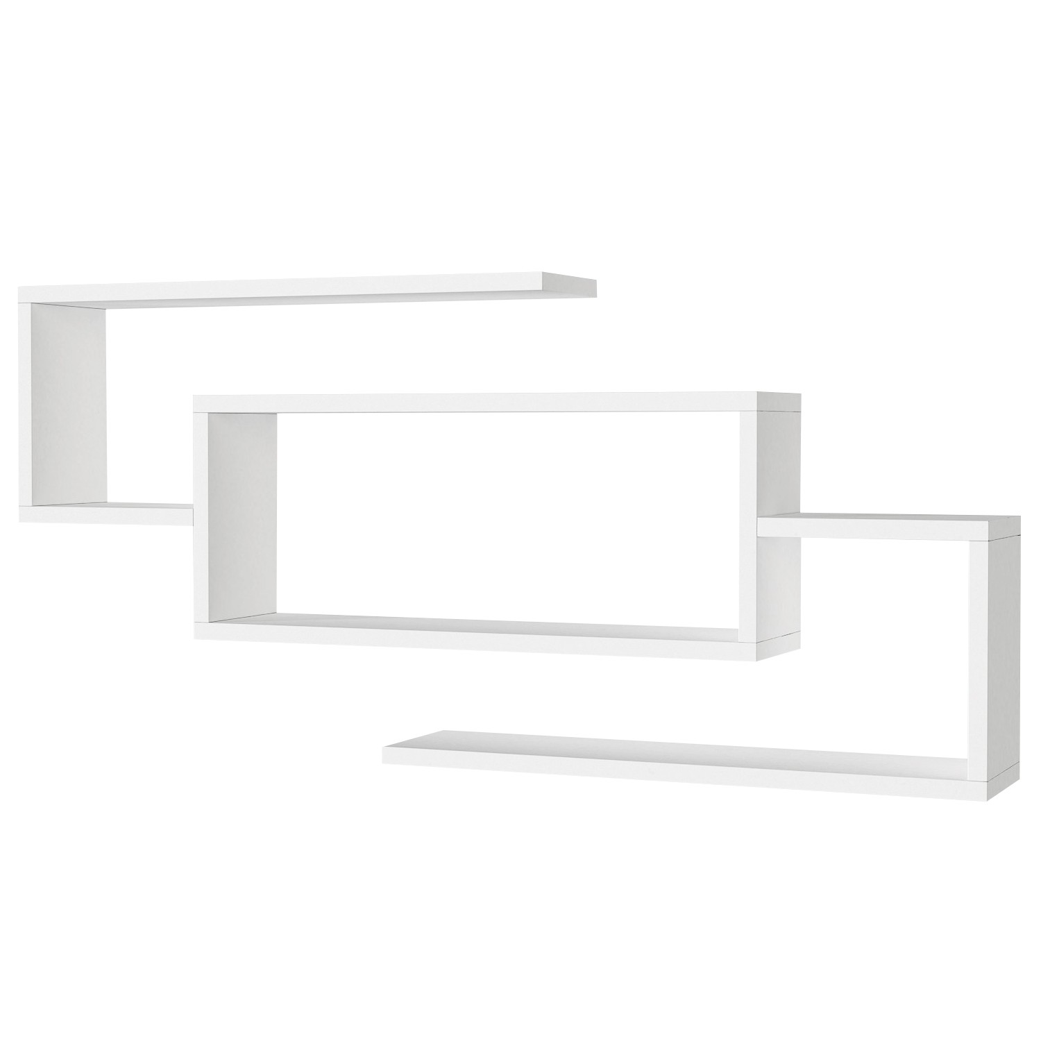 Seinähylly Valento Furniture Janison, 103x48x14.5cm, valkoinen