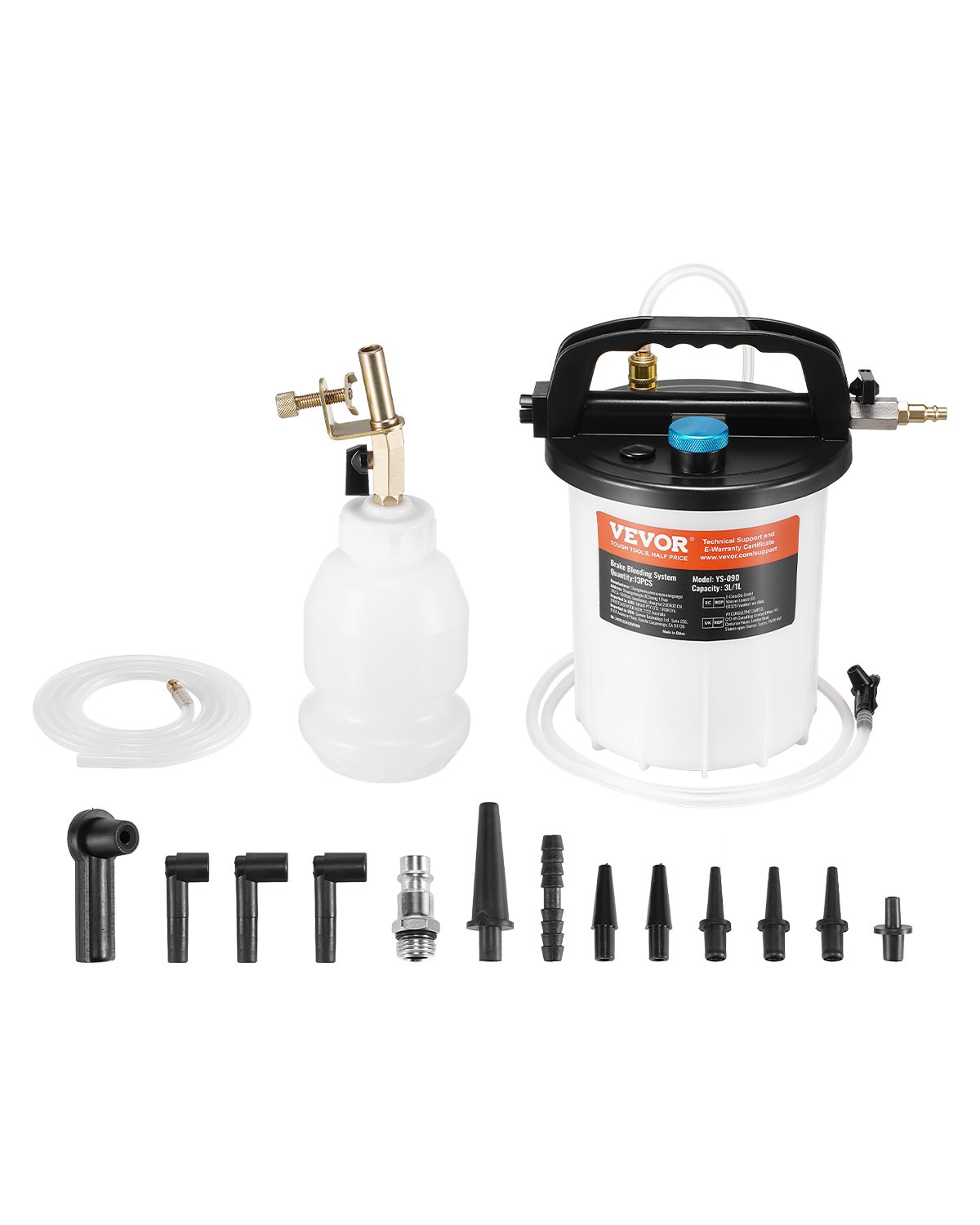 Jarrujen ilmauslaite North Craft YS-090, 3L Nesteenpoistajalla, Kompakti