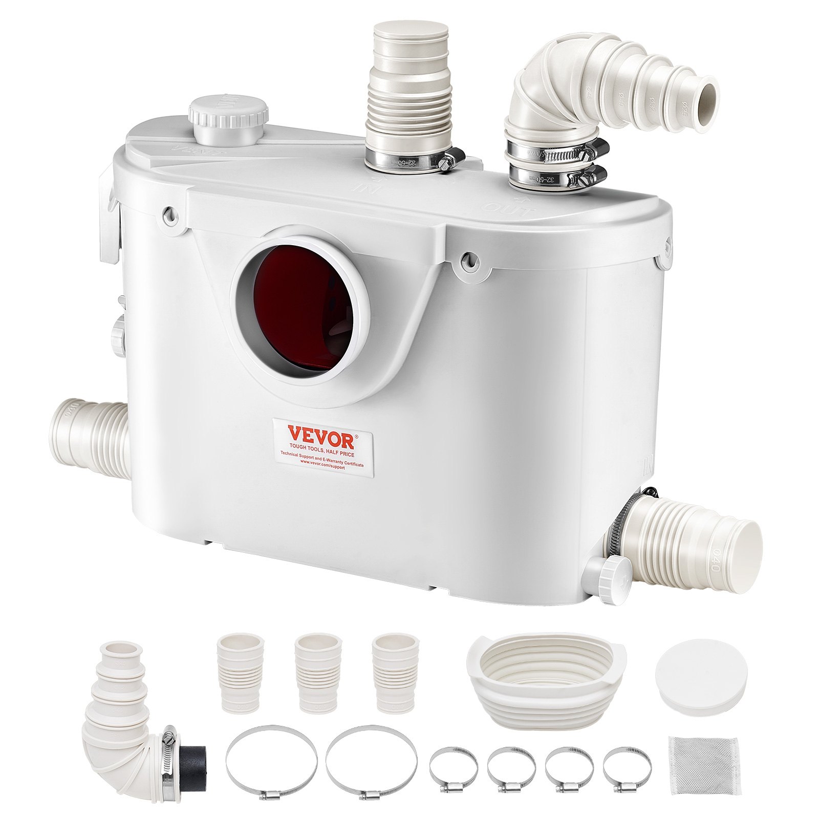 Jätevesipumppu North Craft FLO500-BE, 500W, 110 L/min, valkoinen