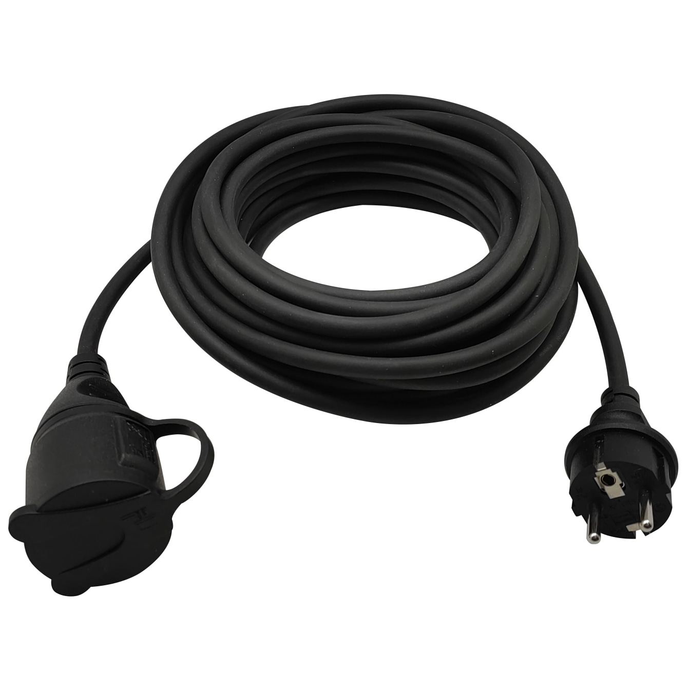 Jatkojohto ulkokäyttöön Timco, 1-osainen, 20 m, 3x2,5 mm², IP44
