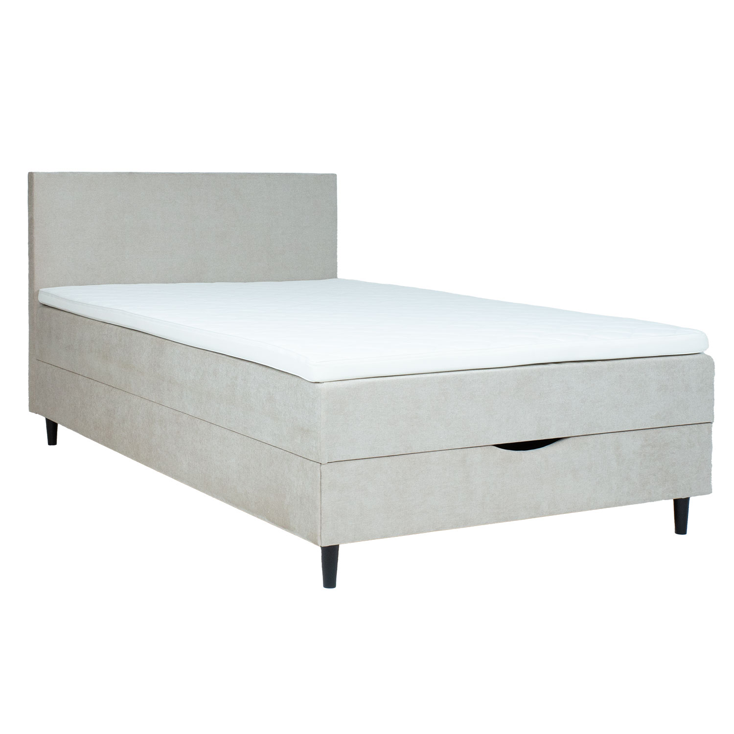 Jenkkisänky Home4You Laara 140x200cm, Tummanbeige