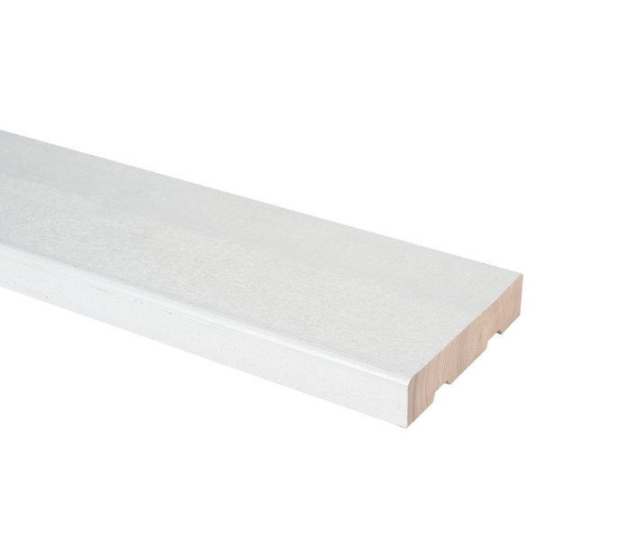 Ulkoverhouslauta JR-Wood, 21x95x4200, pintamaalattu, valkoinen