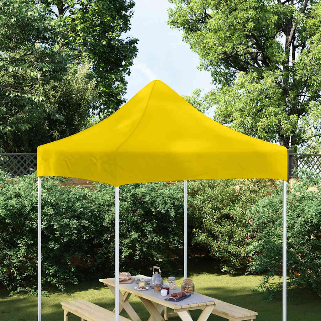 Juhlateltan katto 2x2 m keltainen 270 g/m²