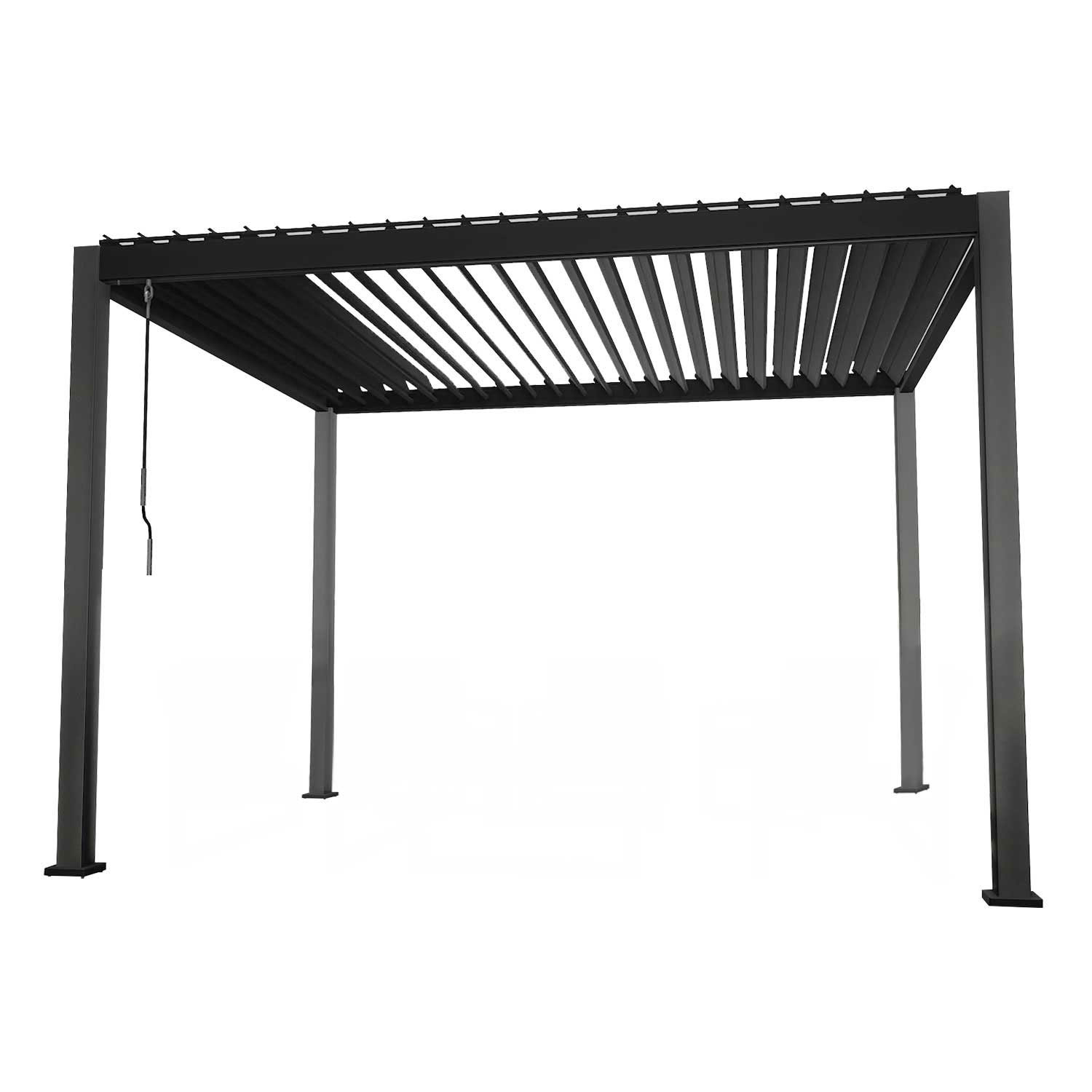 Juhlateltta Home4You Mirador-111, 3x3m, Tummanharmaa
