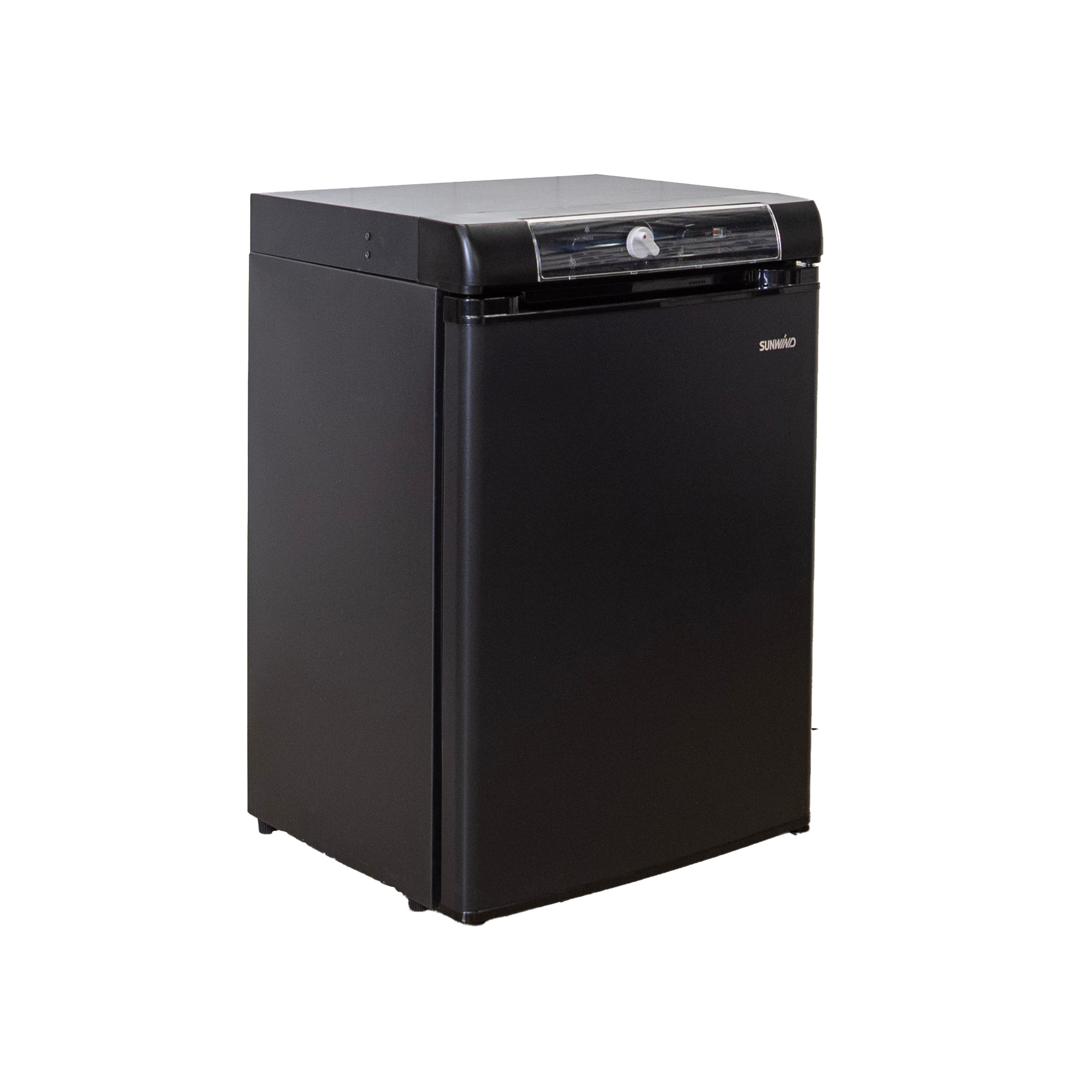 Kaasujääkaappi Sunwind Ventus 60TC, 48cm, musta