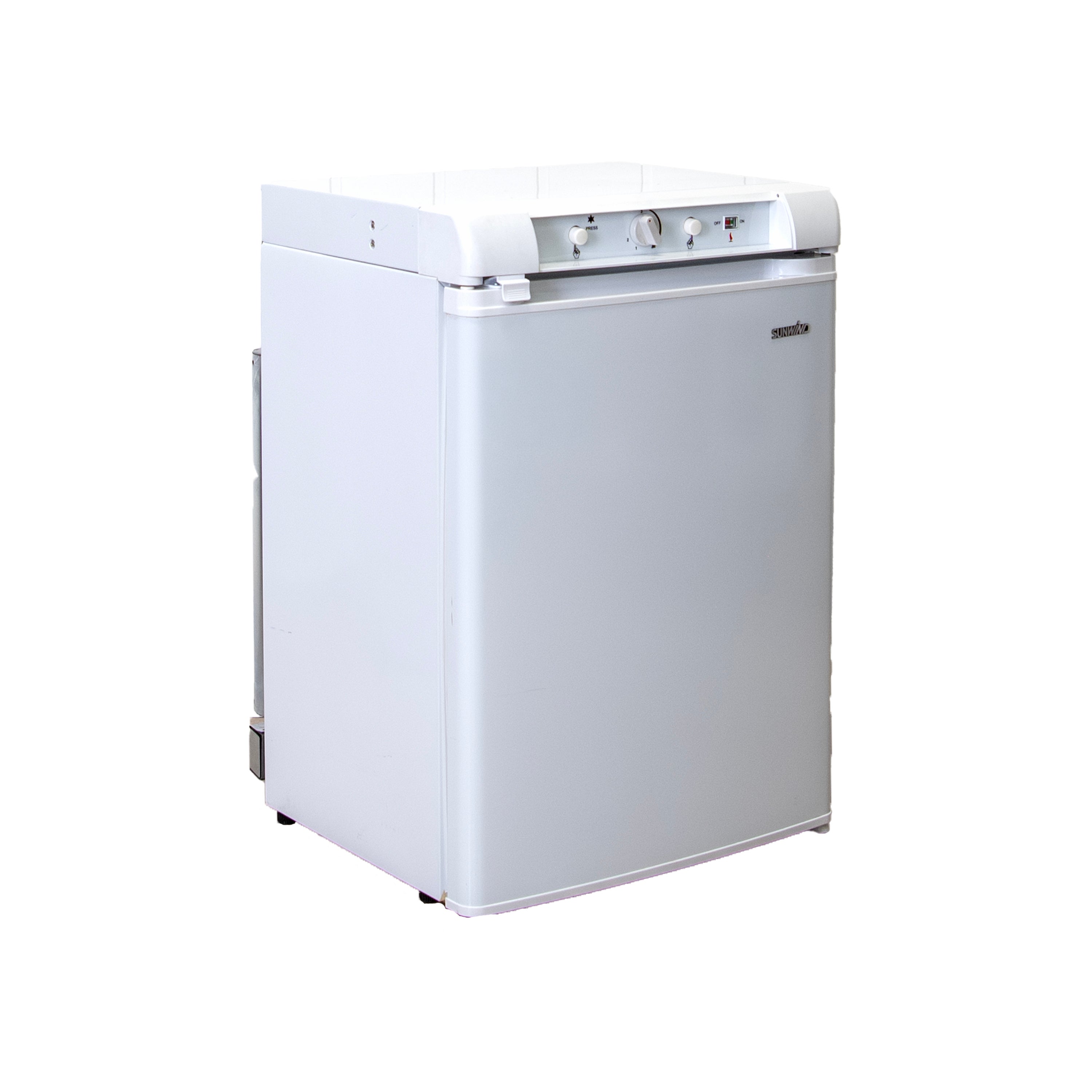 Kaasujääkaappi Sunwind Ventus 60TC, 48cm, valkoinen