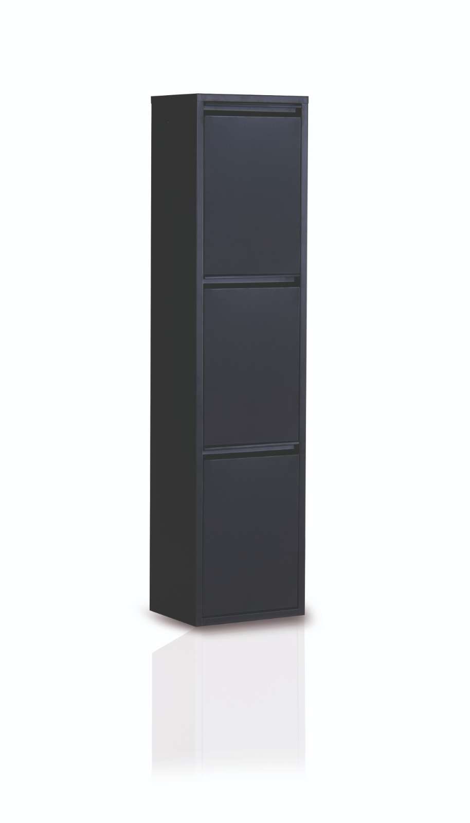 Kaappi Valento Furniture Doplo 3, 33x25x136cm, musta
