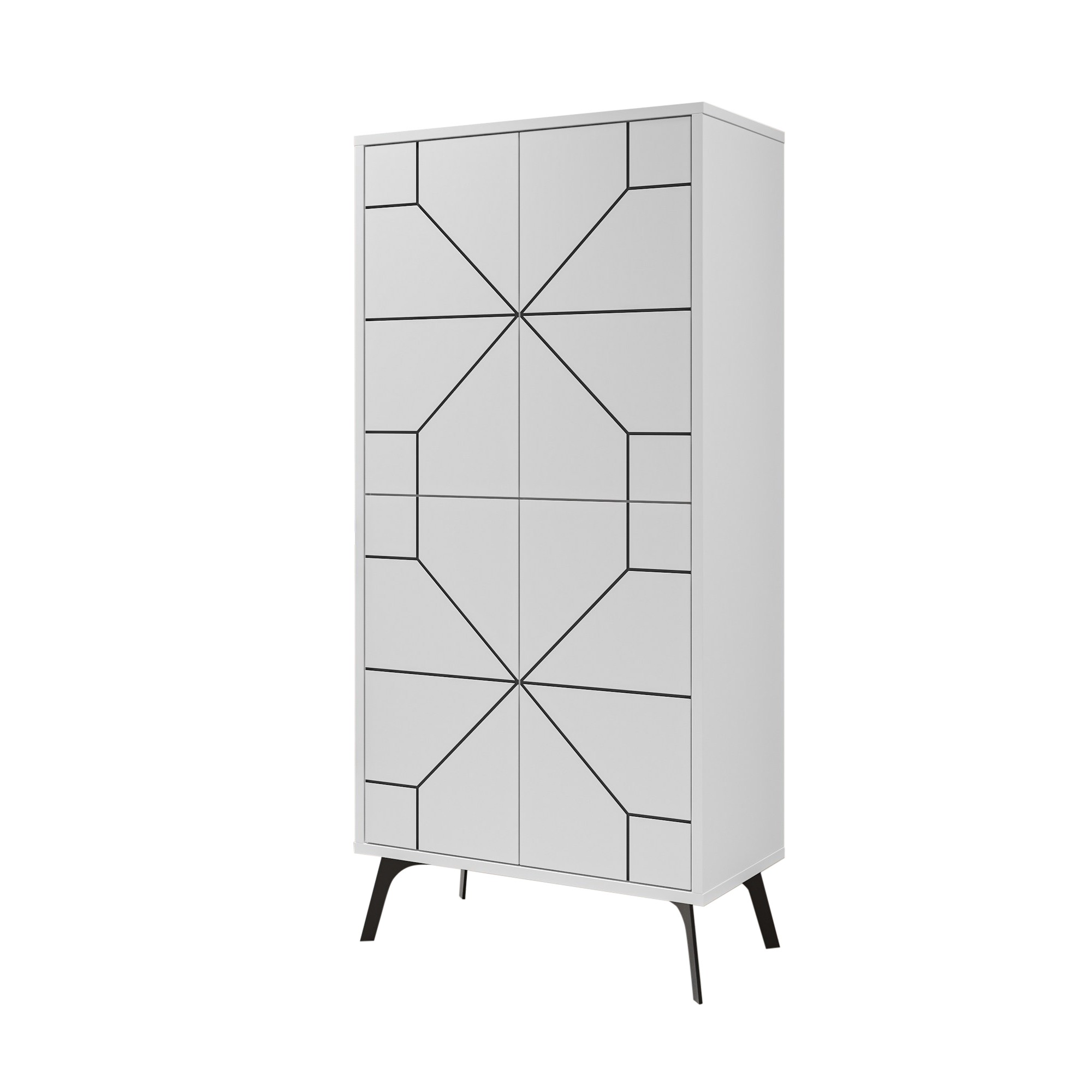 Kaappi Valento Furniture Dune valkoinen