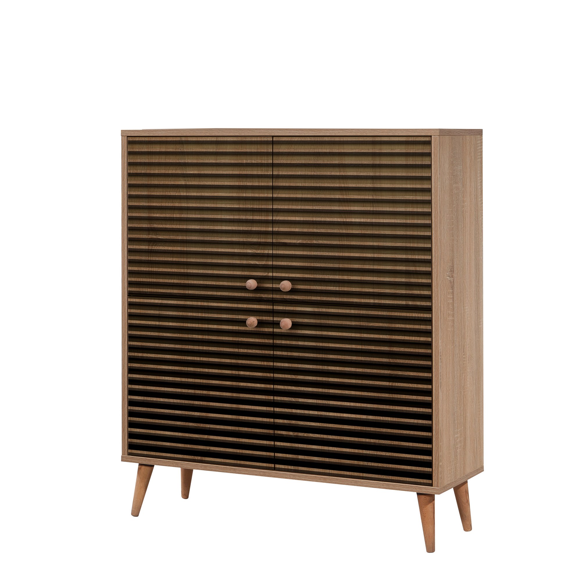 Kaappi Valento Furniture Multilux-220, 95x36x111cm, Sonoma Oak