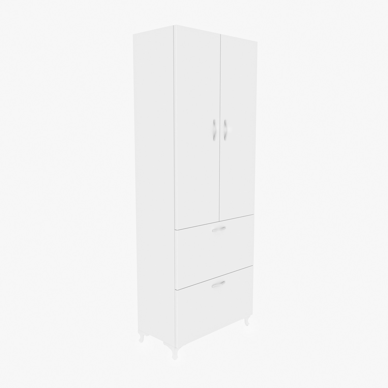 Kaappi Valento Furniture Yasam, 60x31,5x163,6cm, Valkoinen