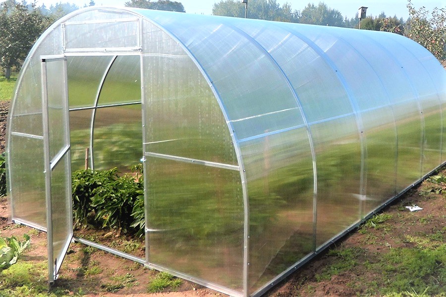 Kaarikasvihuone AitaX Easy-Up 6 m², 2x3 m, kennolevyllä