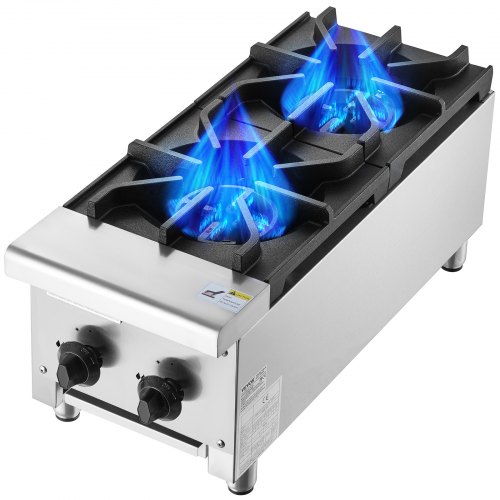 Kaasuliesitaso North Craft EUGHP-212, 2-polttimoinen, 14 kW, ruostumaton teräs